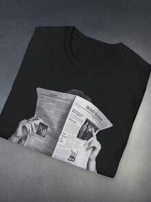Women T-Shirts - 黑色 - 查看 2