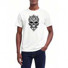 Premium 103% Cotton T-shirt Great For Campus Student Daily School Wear - Blanco - Ver 6