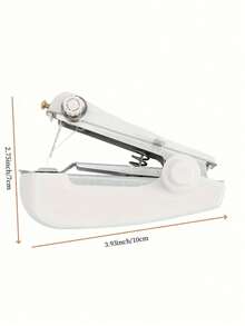 1pc Portable Mini Handheld Sewing Machine - Quick Repair Sewing Tool With Needle/Thread/Spare Bobbin, Lightweight Sewing Machine Suitable For Clothing/Fabric/DIY Crafts/Travel/Emergency Repair, Practical Home Sewing Accessory For Beginners And Craft Enthusiasts - Multicolor - View 4