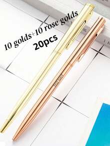 5/10/20/36/50/100pcs Customized Ballpoint Pen, Engraved Employee Appreciation Gift Set, Team Recognition Prizes - Multicolor - View 29