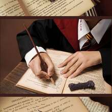 Harry Potter 1pc Magic Series Pen, Wand Ballpoint Pen, Wizard Role Play Accessory, Party Decoration, Holiday/Birthday/Easter Gift, Perfect Writing Tool. Master Your Own Power! - Multicolor - View 10