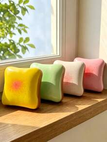 Bread Toast Slow Rebound Squeeze Ball, Adult Sensory Stress Relief Ball, Food Style, Desk Decor Ornament, Home Decor, Party Gift Supplies, Desk Accessories - A - View 7