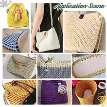 4pcs PU Leather Crochet Bag Bottoms, 7 X 3 Inch Rectangular Bag Base Cushion Shaper Crochet Bag Bottom Shaper With Holes Suitable For DIY Crochet Bag Shoulder Bag Wallet Making, Earth Tone, DIY Wallet Making - Multicolor - View 8