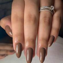 COSMI MILANO Made In The UK, One Piece 8ml Effect Nail Polish With A Moisturizing And Nourishing Treatment For Nails And A Professional Salon-Quality Glossy Finish. With A Long-Lasting, Quick-Drying, Glass-Like Effect For Elegant And Professional Nail - MOKA 217 - 查看 2
