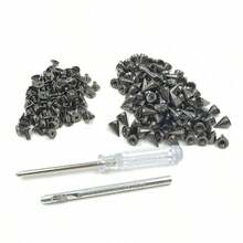 100pcs Punk Rivet Screw Punching Tool, 7 X 10mm, Rust-Resistant Decorative Rivets, Clothing Screw Rivets, DIY Rivets, Screw Rivets, Metal Gothic Spikes, Decorative Rivets, Pointed Rivets, Suitable For Bags, Clothing, Shoes - Cone - View 6