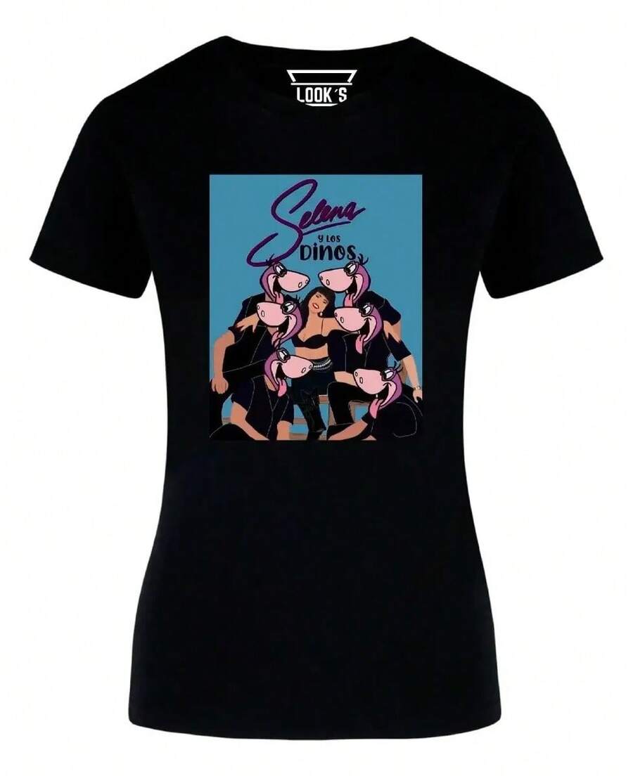 T-Shirt And The Dinosaurs - Black - View 1