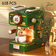 Vintage Home Appliance Building Set, Classic Series Building Blocks Toy, Collectible Mini Model Building Toy, Creative DIY Building Set, Home Decor, Desktop Model Ornament, Birthday Christmas Gift Toy, 500+ Pieces - Multicolor - View 5