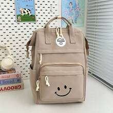 MIDIMOUSE 1 pieza Mochila para mamá, bolsa de viaje ligera con estampado, mochila multifuncional de gran capacidad, bolso de mano, mochila para madre e hijo, mochila para estudiantes mujeres, mochila ligera de gran capacidad, mochila escolar de moda para secundaria y primaria - Multicolor - Ver 16