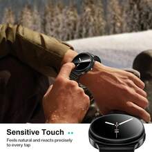4片裝鋼化玻璃螢幕保護貼組,適用於 Galaxy Watch7-40mm / Watch7-44mm / Watch7 Ultra-47mm / Watch8 Classic-46mm / Watch8-40mm / Watch8-44mm 系列,自動對位安裝套件,9H 鋼化玻璃,高解析透明,防刮,無氣泡 - 適用於 Galaxy watch8 classic-46MM - 查看 9
