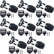 Hot Tub Lid Clip Replacement Latch Repair Kit, Spa Hot Tub Lid Latch Clip Lock Kit, 8-Pack - A - View 1