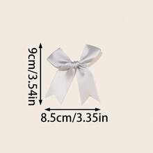 經典緞面絲帶蝴蝶結 8.5x9cm 大號燕尾蝴蝶結 適用於禮物包裝 DIY髮夾 包飾 生日 開學 畢業 情人節 聖誕禮物包裝 - 蝴蝶結 - 查看 6