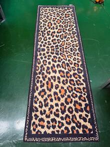 1 pieza Alfombra de pasillo con estampado de leopardo vintage, alfombra de estilo salvaje lujoso para decoración de pasillo, alfombra de pasillo, alfombra, alfombra de pasillo, alfombra pequeña, alfombra, decoración del hogar, alfombra de área, alfombra de área para sala de estar, decoración del hogar para sala de estar, decoración de habitación, alfombra lavable - Multicolor - Ver 12