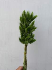 30-240 pcs Rumput Ekor Kelinci Tiruan 44 cm, Dekorasi Rumah, Batang Rumput Ekor Kelinci Tiruan, Cocok untuk Rangkaian Bunga Gaya Bohemian, Kerajinan DIY, Dekorasi Rumah Dapur dan Pernikahan, Dekorasi Natal, Dekorasi Thanksgiving, Dekorasi Karangan Bunga DIY - Rumput ekor kelinci hijau - View 3