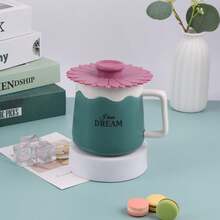 1/3 cái nắp cốc ly silicone chống bụi, nắp đậy ly hình hoa hướng dương sáng tạo, phụ kiện cốc ly - Nhiều màu - Xem 10