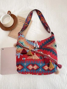 A Fashionable Versatile Women's Crossbody Bag, 2026 New Design, Elegant And Modern Style - Red - View 7