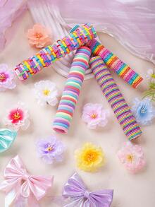 VBOOR 198 pezzi Accessori per capelli stile arcobaleno macaron sfumato sognante, adatti per le donne. Include fermagli per capelli a fiocco iridescente, fermagli per capelli a farfalla sfumato glitter, fermagli per capelli a fiore in tessuto 3D, elastici per capelli ad alta elasticità non dannosi, adatti per uso quotidiano/pendolarismo/appuntamenti, fermagli per capelli - Multicolore - Visualizzare 10