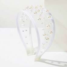 Korean Style Fashion Minimalist Solid Color Mesh Wide Headband, Elegant And Versatile Daily Hair Accessory - One Size Fits All - View 10