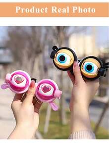 1pc Adjustable Elastic Band Cute Glowing Glasses, ABS Material Fun Glasses, Suitable For Adults And Teens, Perfect Choice For Halloween, Birthday, Holiday Costume Party And Other Occasions - Multicolor - View 8