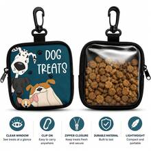 Clip-On Portable Dog Treat Bag With Transparent Window And Zipper, Practical Training Pouch For Dog Walking, Outdoor Use And Daily Pet Rewards - Multicolor - View 11