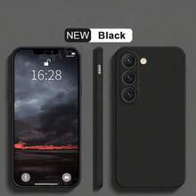 1pc Black Phone Case Compatible With Samsung Galaxy/Honor And Other Models, Waterproof, Shockproof, Anti-Scratch, TPU Phone Case - Black - View 1