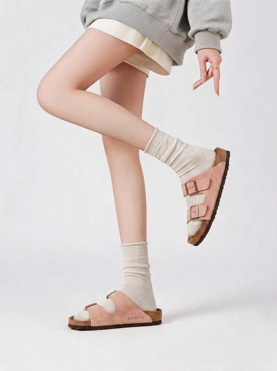 Birkenstock Plantilla suave de Arizona - Rosa clara - Ver 1