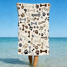 1pc Realistic 3D Dolphin Print Microfiber Beach Towel, Quick Dry Sand Resistant Super Absorbent Swimming Towel, Large Rectangle Beach Blanket For Summer Vacation Pool Travel Camping Bath Use - Multicolor - View 11