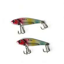 20g Sinking Vibrating Crankbait Lure, Colorful Metal Body For Far Casting Snakehead Bass Fishing |   Metal Crankbait, Sinking Lure, Fishing Tackle - Large Five-compartment Box (5 Pieces) With Mixed Colors - View 5