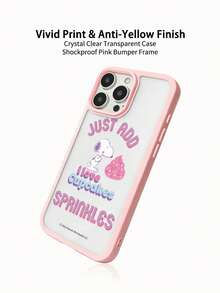 Miniso Officially Licensed Stylish Mickey Mouse Collage Embedded Anti-Fall Striped Creative Raised Camera Cartoon Protective Pattern Unique Thick Anti-Fall Protective Case Compatible With Apple Series IPhone 17 ProMax/Air, 16, 11/12/13/14 Plus/XR/7/8 Plus/15 ProMax - Pink - View 5