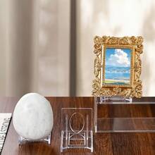 2/4/6/10pcs Adjustable Acrylic Display Stands - Multifunctional Plastic Brackets Suitable For Pictures, Decorative Plates And Electronic Products - Stylish Home Decor, Transparent Adjustable Height Stands For Displaying Pictures|Modern Home Decor|Adjustable Brackets, Badges, Anime - Transparent - View 3