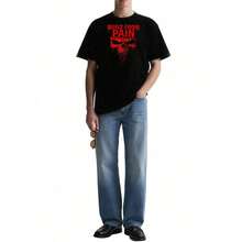 T-shirts för män - Svart - Visa 3