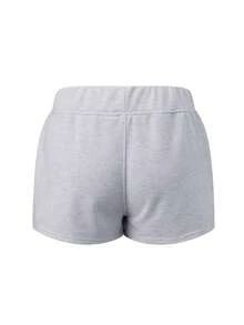 Women Low Rise Sweat Shorts Casual Y2k Drawstring Low Waisted Lounge Shorts Summer Yoga Gym Running Shorts Sweatshorts Beach Vacation Micro Shorts - 灰色 - 查看 7