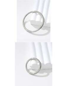 2 Piezas / 4 Piezas Camiseta de Manga Corta con Cintura Ceñida, Dobladillo Elástico Imprescindible, Dobladillo Largo Acortado por un Cierre de Nudo de Anillo Redondo con Metal Oculto - Multicolor - Ver 14