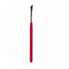 1pc French Angled Nail Art Brush Suitable For Nail Artists Daily Use - Red - View 6