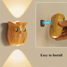 Indoor Up & Down Light Wall Sconce, 3-Color Dimmable, Smart Decorative Wall Light, Wireless LED Wall Lamp, Battery Powered Night Light, Suitable For Bathroom, Bedroom, Kitchen, Entryway, Home Decor, Living Room Decor - Multicolor - View 6