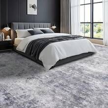 Black Solid Color Modern Minimalist Washable Rugs Area Rugs For Living Room Doormat Bathmat Room Decoration Rugs For Bedroom Large Carpets Ultra Soft Dining Room Rug Low Pile Rug For Home Office Decor Kitchen Rugs For Entryway Bathroom - Multicolor DT6 - View 7