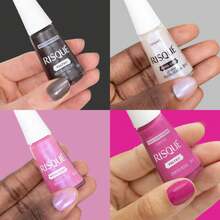 Kit 10 Esmaltes Risqué Novas Cores Coleção Nova Voltei Risqué Cremoso Metálico Atacado - 3 Cor - Visão 5