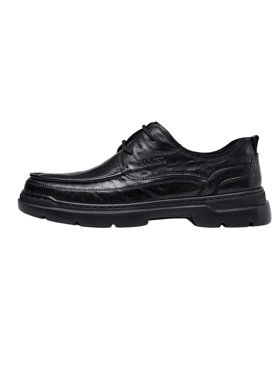 CAMEL CROWN Men's Shock-Absorbing Running Shoes, Breathable Mesh Versatile Casual Ultra-Light Soft-Soled Shock-Absorbing Jogging Shoes - Black - View 1