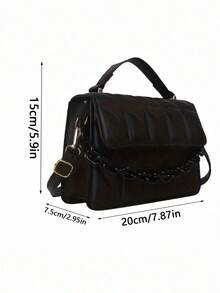 1pc New Fashion Shoulder Crossbody Bag, Minimalist Diamond Quilted Handbag, Can Be Paired With Portable Small Wallet, Women's Handbag, Women's Shoulder Bag, Small Wallet, With Detachable Shoulder Strap, Suitable For Women, Teenagers, College Students, New Professionals And White-Collar Workers, Suitable For Office, College, Work, Business And Daily Use, Halloween Gift, Valentine's Day, Mother's Day, Birthday Gift - Black - View 11