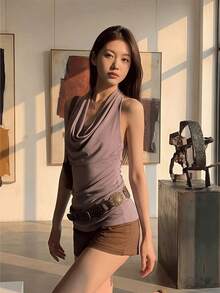 Women Tops - Purple - View 9