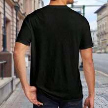 % Cotton The Coolest Grandpa Funny T-Shirt Best Mexican Dad Graphic T-Shirt Crew Neck Casual Short Sleeve Classic Style HCAL O0YT - 酒紅色 - 查看 2