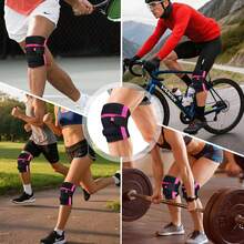 1pc Knee Brace With Side Stabilizers For Women And Men, Compression Knee Support With Patella Gel Pads - Multicolor - View 7
