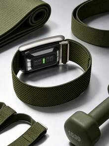 5.0/Mg SuperKnit Watch Band - ECG Compatible, Signature High-Performance Knit - Not Compatible With 4th Generation - Army Green - View 3