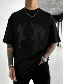 Men T-Shirts - Black - View 2