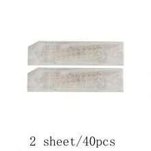 100pcs Disposable Ear Acupuncture Ear Stickers, Ear Massage Therapy Ear Tapes, Random Style Outer Packaging Box And Bag - White - View 10