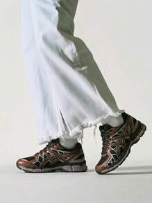 Asics Gel-Kayano 20 Women's Casual Athletic Shoes Black/Reddish Brown 1203A388 - Black/Reddish Brown - 查看 1