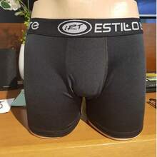 kit c/8 cuecas boxer Estilo Livre adulto masculino microfibra lisa - Multicolorido - Visão 5