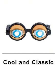1pc Adjustable Elastic Band Cute Glowing Glasses, ABS Material Fun Glasses, Suitable For Adults And Teens, Perfect Choice For Halloween, Birthday, Holiday Costume Party And Other Occasions - Multicolor - View 12