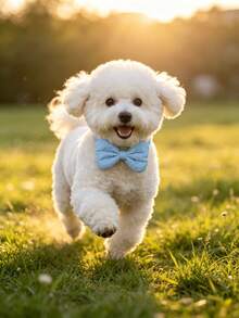 1pc Cute Padded Bow Tie Collar For Pets, Adjustable Elastic Neck Band, Daily Wear Accessory For Cats & Small Dogs - Multicolor - View 3