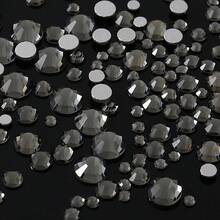YONGNING SS4-20 1300pcs Mixed Size Crystal Non-Hotmelt Transparent Glass Rhinestones Flat Back Decorative Pieces DIY Nail Art 3D For Shoes, Clothing, Hats And Other Daily Items - Mixed Size - View 29