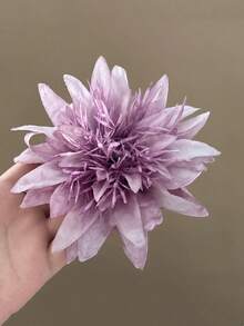 1pc Women New Style Fashion Purple Sea Anemone Hairpin, Beach-Style Side-Part Hair Clip Headpiece Accessory For Hair Decoration,Clips For Hair - Multicolor - View 4